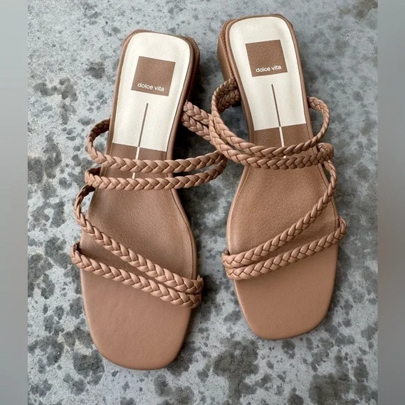 Dolce Vita Hydie Women's Heeled Sandal in Cafe Stella Tan Sz 8 new - Picture 9 of 10